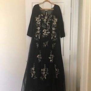 Beautiful black dress with sequins